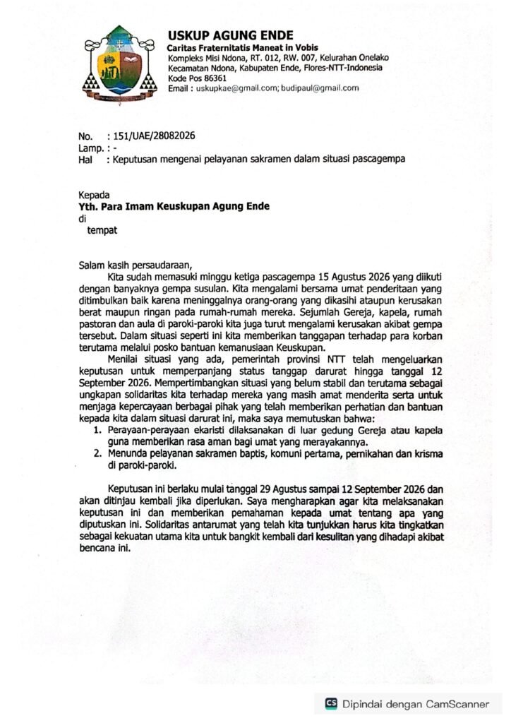 keputusan uskup pascagempa page 0001